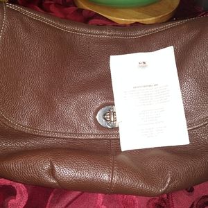 Small leather coach purse